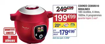 Cora x Carrefour COOKEO CE85B510 MOULINEX offre