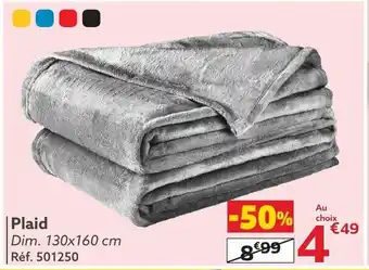 Gifi Plaid offre