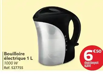 Gifi Bouilloire électrique 1 L offre