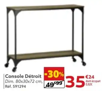Gifi Console Détroit -30% offre