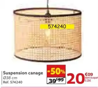 Gifi Suspension canage -50% offre