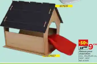 Gifi Maison pour chat/chien offre