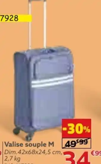 Gifi Valise souple M offre