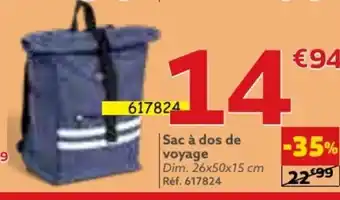 Gifi Sac à dos de voyage offre