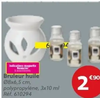 Gifi Bruleur huile offre