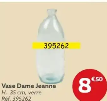 Gifi Vase Dame Jeanne H. 35 cm, verre Réf. 395262 offre