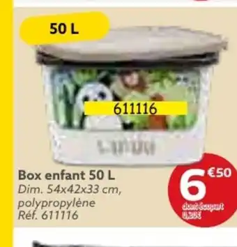 Gifi Box enfant 50 L offre