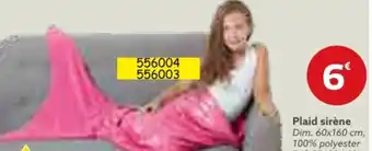 Gifi Plaid sirène offre
