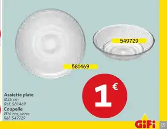 Gifi Assiette plate offre