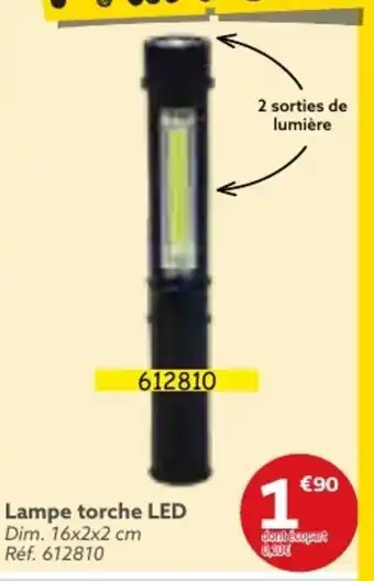 Gifi Lampe torche LED offre