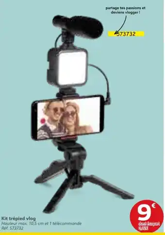 Gifi Kit trépied vlog offre