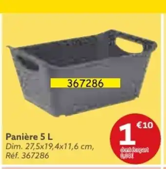 Gifi Panière 5 L offre