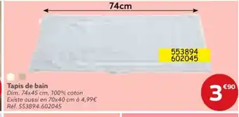 Gifi Tapis de bain offre