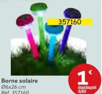 Gifi Borne solaire offre
