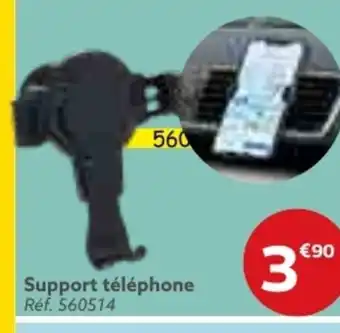 Gifi Support téléphone Réf. 560514 offre