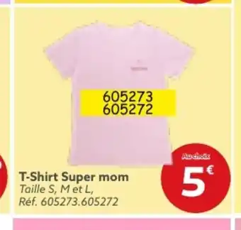 Gifi T-Shirt Super mom offre