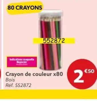 Crayon de couleur x80