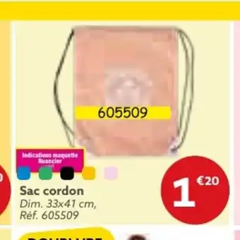 Gifi Sac cordon offre