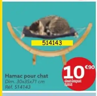 Gifi Hamac pour chat offre