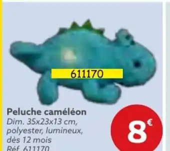 Peluche caméléon