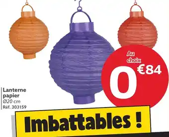 Gifi Lanterne papier offre