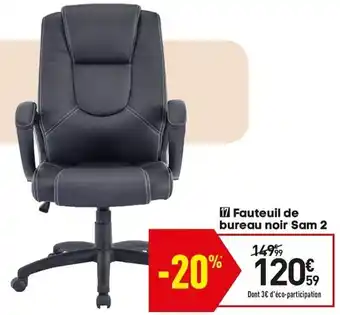 Conforama Fauteuil de bureau sam 2 offre