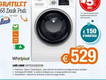 Expert LAVE-LINGE WXFFD9469EBSVBE offre