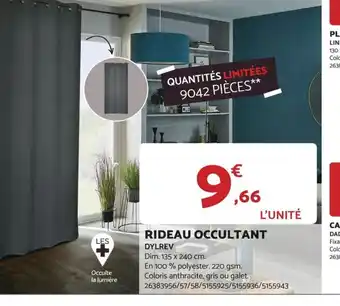 Bricomarché RIDEAU OCCULTANT offre