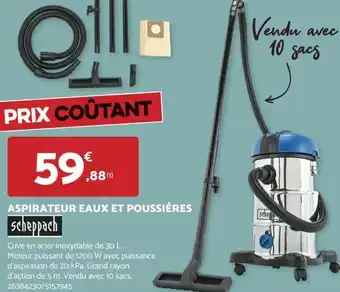 Bricomarché ASPIRATEUR EAUX ET POUSSIÈRES offre