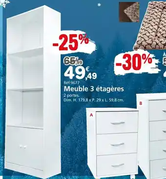Provence Outillage Meuble 3 étagères offre
