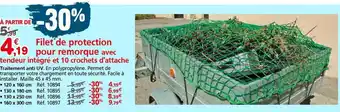 Provence Outillage Filet de protection pour remorque offre