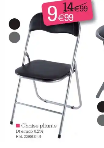 Kandy Chaise pliante offre