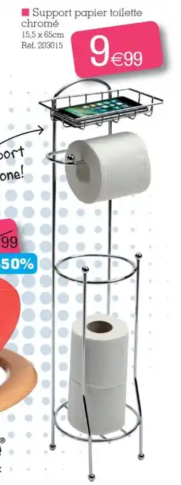 Kandy Support papier toilette chromé offre