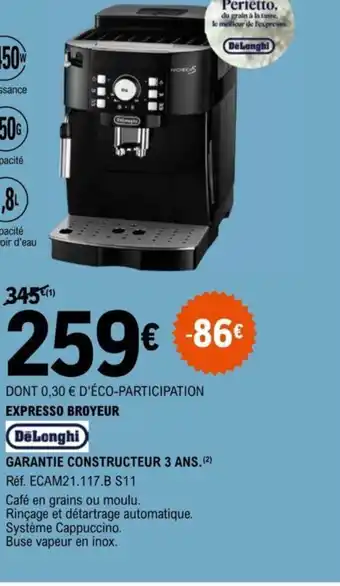 E.Leclerc EXPRESSO BROYEUR offre