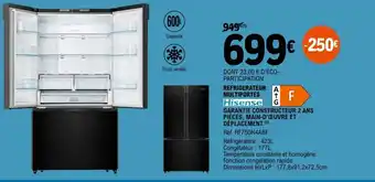 REFRIGERATEUR A MULTIPORTES