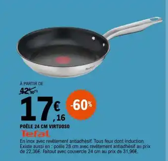E.Leclerc POÊLE 24 CM VIRTUOSO offre