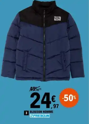 E.Leclerc 3 BLOUSON HOMME FRESCUN offre