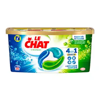 Carrefour Market Le chat lessive capsules 4 en 1 discs offre