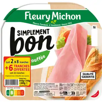 Carrefour Market Fleury michon jambon simplement bon offre