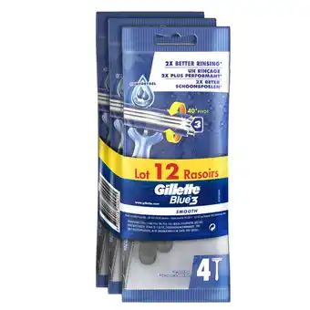 Carrefour Market Gillette rasoirs non rechargeables offre