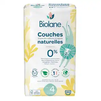 Carrefour Market Biolane couches naturelles offre