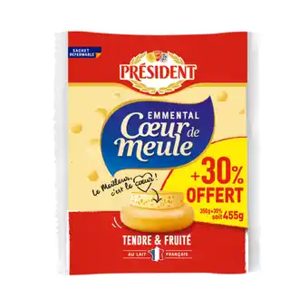 Carrefour Market Président emmental cœur de meule offre