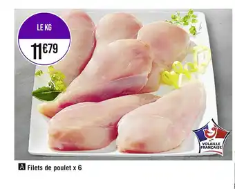 Casino Supermarchés Filets de poulet x 6 offre