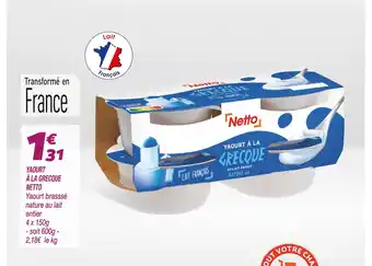 Netto Netto yaourt à la grecque offre