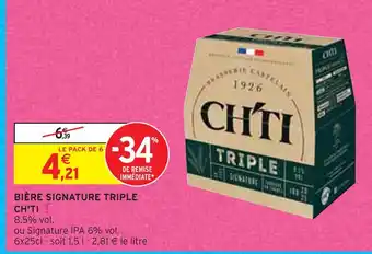 Intermarché Ch'ti bière signature triple offre
