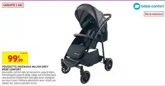 Bébé confort poussette ingenious major grey
