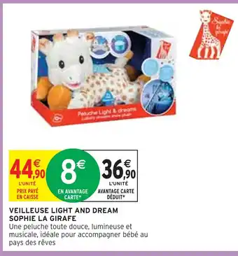 Sophie la girafe veilleuse light and dream