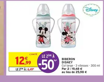 Intermarché Disney biberon offre