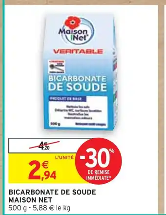 Intermarché Maison net bicarbonate de soude offre