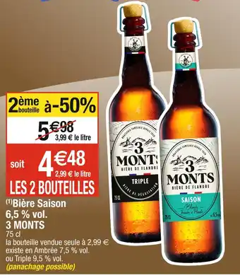 Cora x Carrefour 3 monts bière saison 6,5 % vol offre